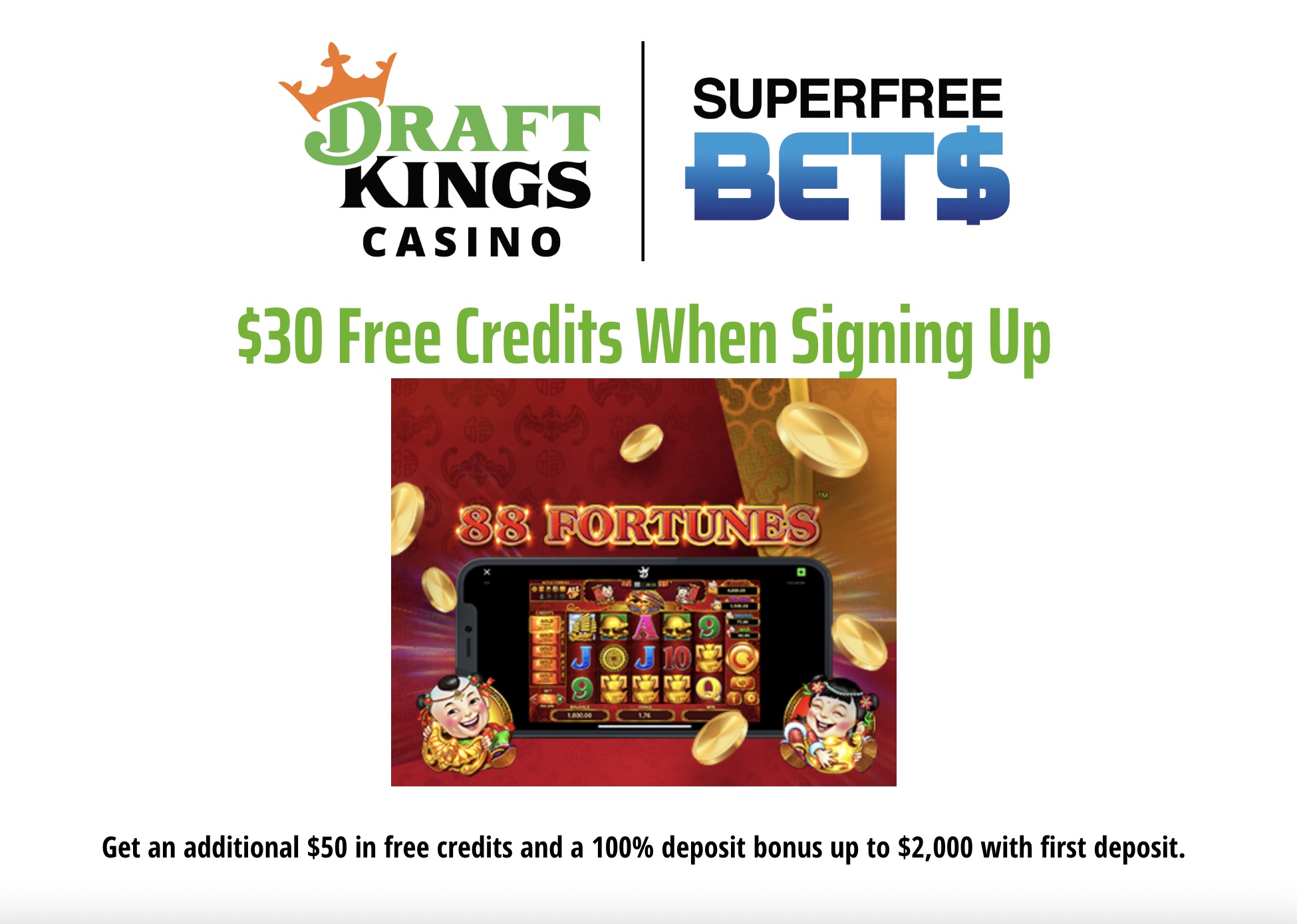 DraftKings Casino | SuperFreeBets